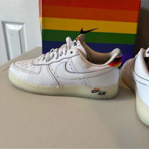 Nike Air Force 1 Low Be True in White/Multi-Color - Picture 7 of 14